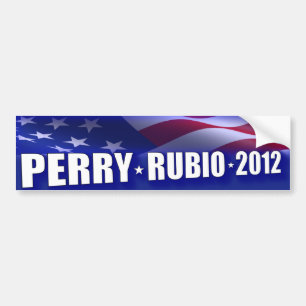 Adesivo Para Carro Rick Perry - Marco Rubio 2012