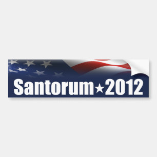 Adesivo Para Carro Rick Santorum para o presidente