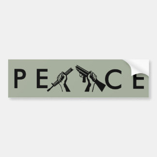 Adesivo Para Carro Rifle quebrado paz