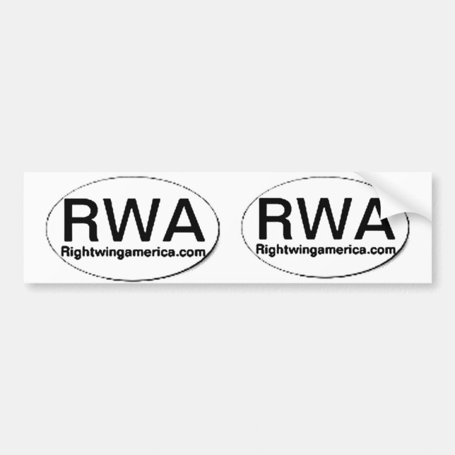 Adesivo Para Carro Rightwingamerica.com (Frente)
