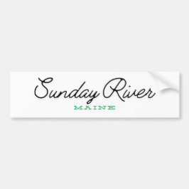 Adesivo Para Carro Rio Sunday Maine