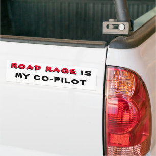 Adesivo Para Carro Road Rage is my Co-pilot