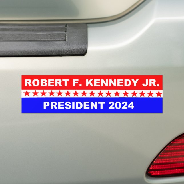Adesivo Para Carro Robert F Kennedy Presidente 2024 (No carro)