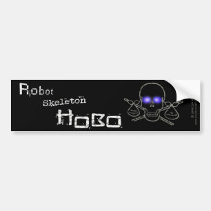 Adesivo Para Carro Robot Skeleton Hobo