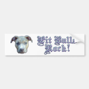 Adesivo Para Carro Rocha dos pitbull! Bumpersticker
