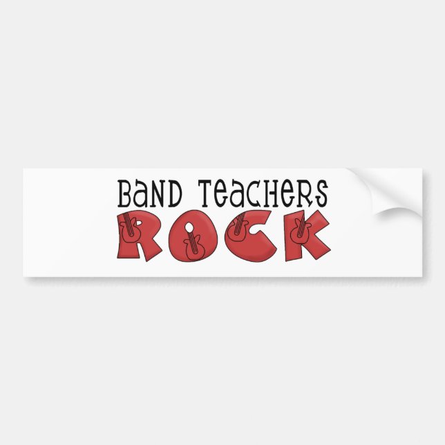 Adesivo Para Carro Rocha dos professores da banda (Frente)