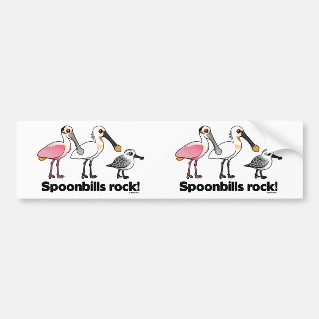 Adesivo Para Carro Rocha dos Spoonbills! (Frente)
