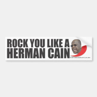 Adesivo Para Carro Rocha você gosta de um Herman Cain