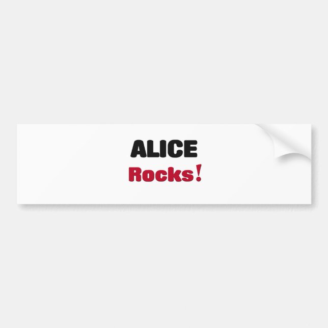 Adesivo Para Carro Rochas de Alice (Frente)