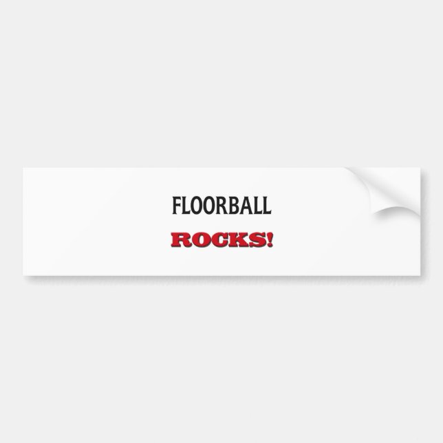 Adesivo Para Carro Rochas de Floorball (Frente)