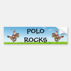 Adesivo Para Carro rochas polo/cavaleiro e cavalo