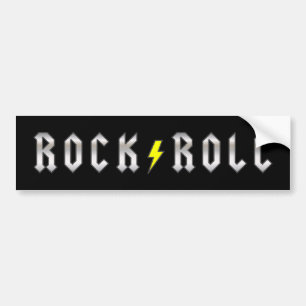 Adesivo Para Carro Rock and roll do parafuso de relâmpago