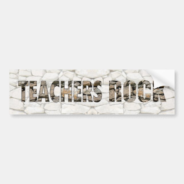 Adesivo Para Carro Rock de Professores (Frente)