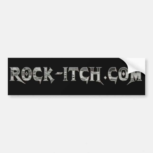 Adesivo Para Carro ROCK-ITCH.COM - preto/autocolante no vidro (Frente)