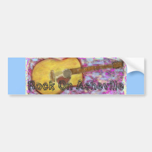 Adesivo Para Carro Rock On Asheville