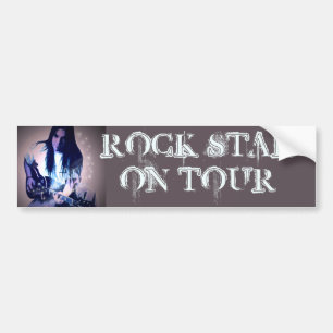 Adesivo Para Carro Rock Star on Tour (personalizável)