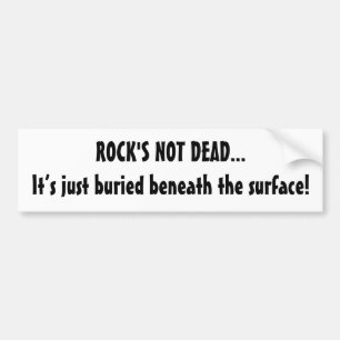 Adesivo Para Carro Rock's Not Dead Funny Music Quote