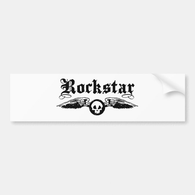 Adesivo Para Carro Rockstar (Frente)