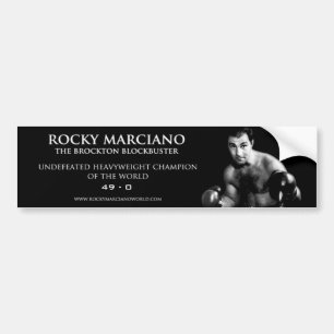 Adesivo Para Carro Rocky Marciano Bumper Sticker