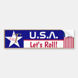 Adesivo Para Carro Roll de Vamos dos EUA!