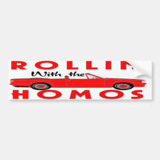 ADESIVO PARA CARRO ROLLIN HOMOS BUMPER STICKER