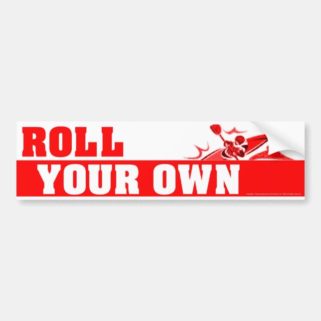 Adesivo Para Carro RollYourOwnRed (Frente)