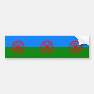 Adesivo Para Carro Romani Flag