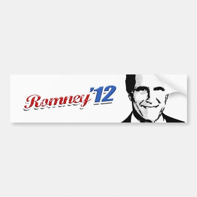 Adesivo Para Carro Romney 12 (Frente)