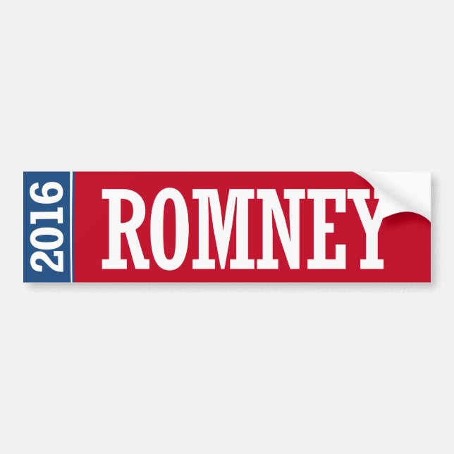 ADESIVO PARA CARRO ROMNEY 2016 (Frente)