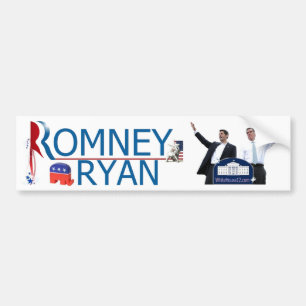 Adesivo Para Carro Romney/autocolante no vidro traseiro 2012 de Ryan