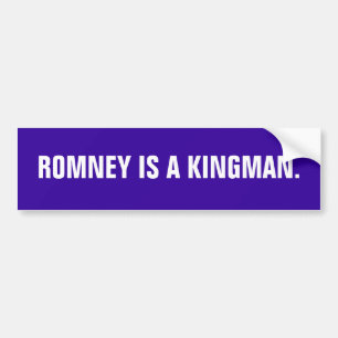 Adesivo Para Carro Romney é um Kingman.
