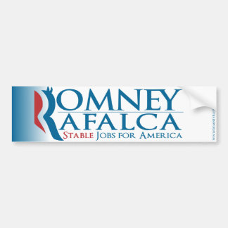 Adesivo Para Carro Romney Rafalca Bumpersticker 2012
