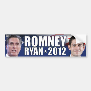 Adesivo Para Carro Romney - Ryan - 2012