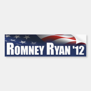 Adesivo Para Carro Romney - Ryan - 2012