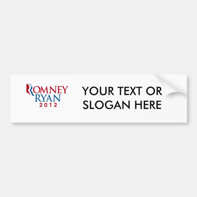 Adesivo Para Carro ROMNEY RYAN 2012 VP.png OFICIAIS (Frente)