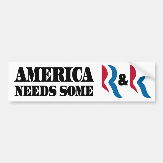 Adesivo Para Carro Romney - Ryan - R&R (Frente)