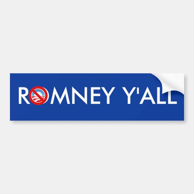 ADESIVO PARA CARRO ROMNEY VOCÊ (Frente)