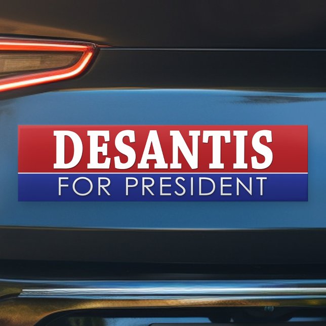 Adesivo Para Carro Ron DeSantis para a Campanha do Presidente 2024 (DeSantis  Bumper Sticker)
