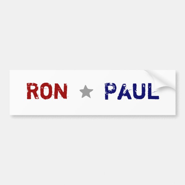 Adesivo Para Carro Ron Paul (Frente)