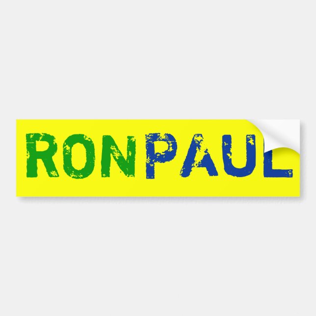 Adesivo Para Carro Ron Paul (Frente)