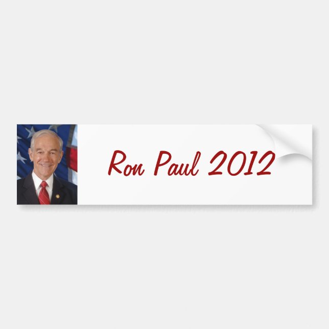 Adesivo Para Carro Ron Paul (Frente)