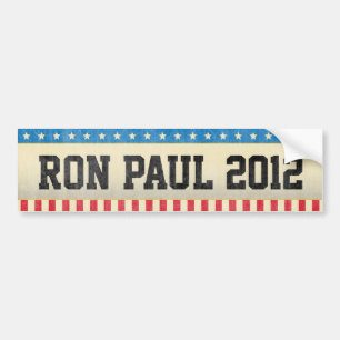 Adesivo Para Carro Ron Paul 2012