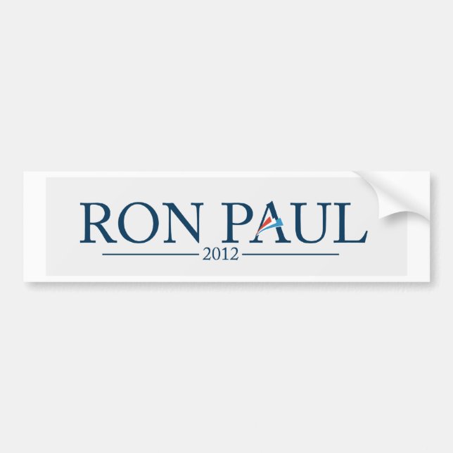 Adesivo Para Carro Ron Paul 2012 (Frente)
