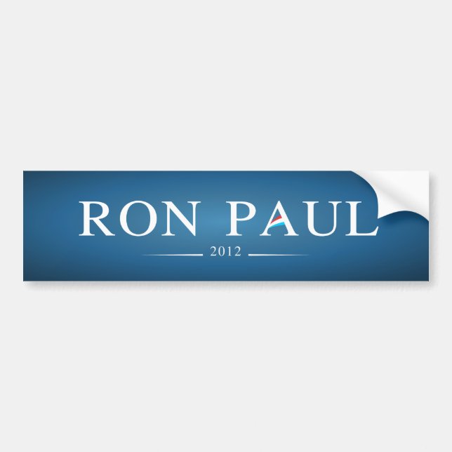 Adesivo Para Carro Ron Paul 2012 (Frente)