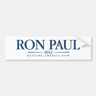 Adesivo Para Carro Ron Paul 2012