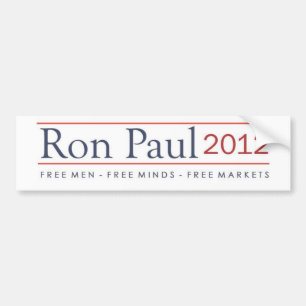 Adesivo Para Carro Ron Paul 2012 homens livres livra mercados livres