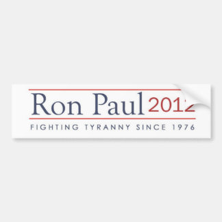 Adesivo Para Carro Ron Paul 2012 tiranias de combate desde 1976