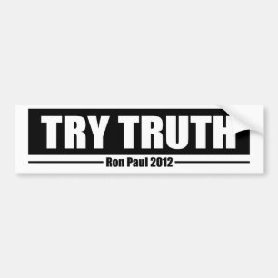 Adesivo Para Carro Ron Paul 2012: Verdade da tentativa