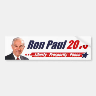 Adesivo Para Carro Ron Paul 2016
