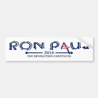 Adesivo Para Carro Ron Paul 2016: A revolução continua